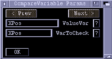 Zonk Action CompareVariable