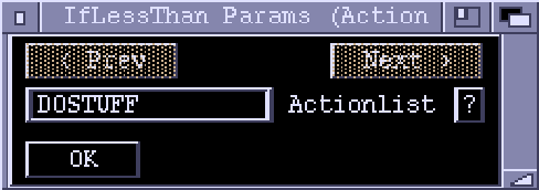 Zonk Action IfLowerThan