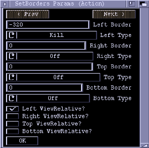 Zonk Action SetBorders