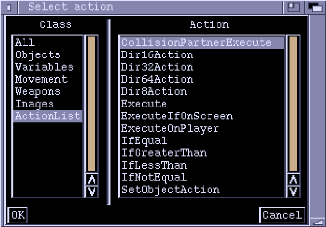 Zonk ActionLists ActionList