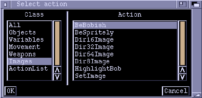 Zonk ActionLists Images