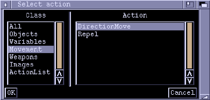 Zonk ActionLists Movement