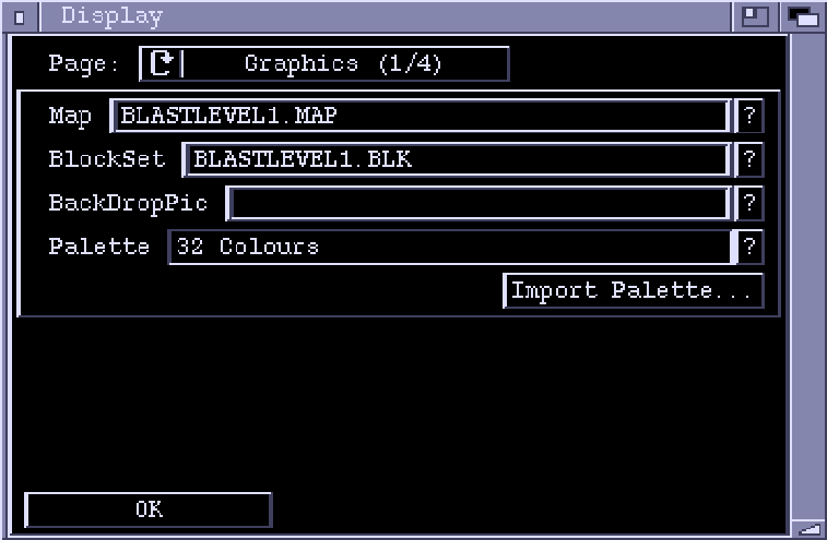 Zonk Display Graphics Window